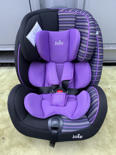 お値下げ！ジョイー  joie  ☆ チャイルドシート ジュニアシート ☆ Stages ☆ パープル ☆ 新生児〜7才まで