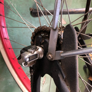 自転車 車庫内管理の画像