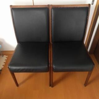 【訳有】家具屋さんの椅子　2脚セット