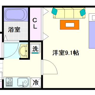 【Ｍ’ＰＬＡＺＡ堀江南】8号タイプ！1Ｋタイプ！ワンランク上の住...