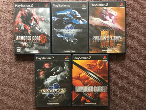 PS2 ARMORED CORE x5⚡️再値下げ2000円→1000円