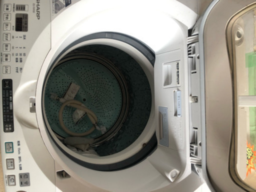☆中古　激安！　鶴見橋店オープンセール！ SHARP　9kg　2016年製 電気洗濯乾燥機　ES-TX950-N ￥29,800！！