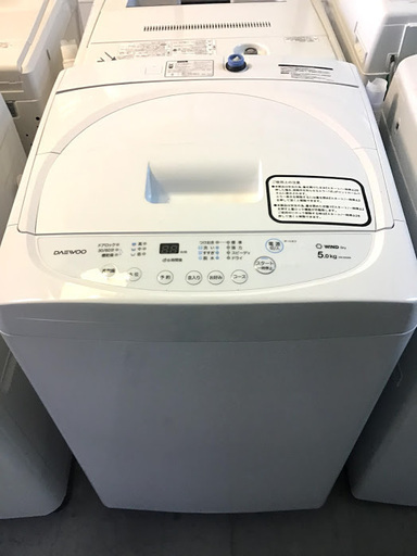 【送料無料・設置無料サービス有り】洗濯機 2018年製 DAEWOO DW-S50AW 中古