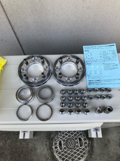 シャトルハイブリッド  WORK  シュバートＳＣ４  17インチ  ワイトレットスペーサー  ハブリングセット