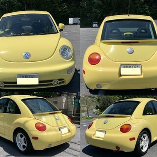 ＶＷ　２００１年ニュービートル2.0　イエロー【禁煙車】【ワンオーナー車】【修復歴なし】【令和２年１０月】【屋根付きガレージ】【天張り、張替え済み】の画像