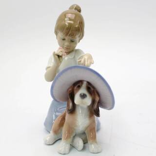 リヤドロ LLADRO 犬と少女 6862 おめかししようね 陶器人形 楽天市場】リヤドロ おめかししようね 少女 犬 6862 LLADRO AN ELEGANT