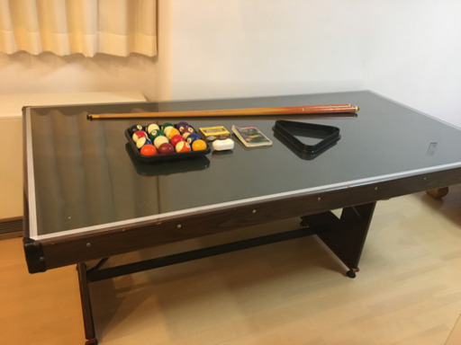 絶版 ビリヤード台 卓球台 ダイニングテーブル 1台3役