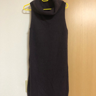 GRLニットワンピ 紫