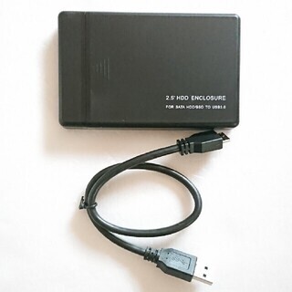外付けハードディスク 2.5" SATA HDD 500GB「送料無料」の画像
