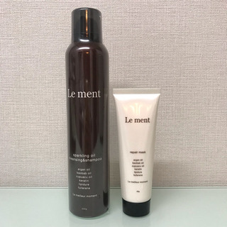 Le ment スパークリングオイル クレンジング＆シャンプー 200gの画像