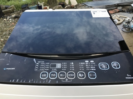 ★２０１８年式★6.0Kg全自動洗濯機 ★１１８００円★美品★ガラストップ★