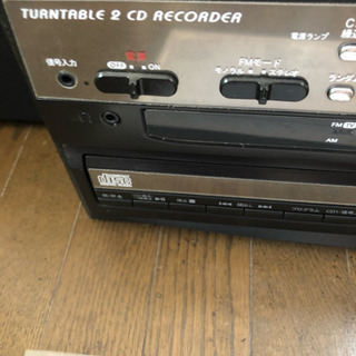 【1/6まで】CD レコード カセット プレイヤーの画像