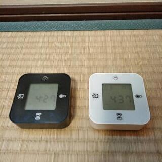 IKEA　置き時計　温度計　タイマー　