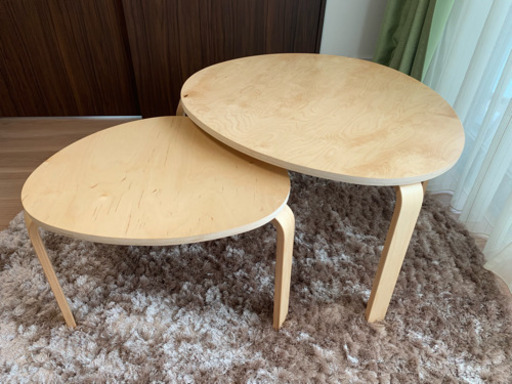 ★値下げ★IKEA ローテーブル 大小2点セット