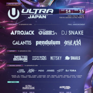 ULTRA  JAPAN 2019 DAY2 1人参加同士で楽し...