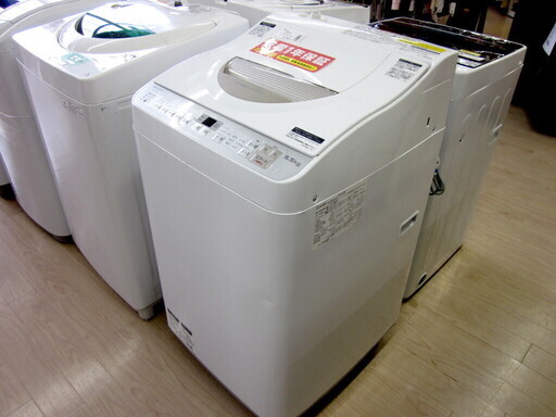 安心の1年保証付！2018年製 5.5kg SHARP(シャープ)「ES-TX5B」全自動洗濯機です！
