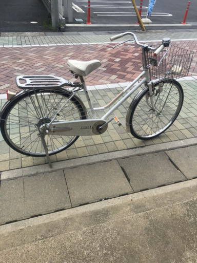 ゼブラ ママチャリ ロッドブレ一キ希少 昭和レトロ