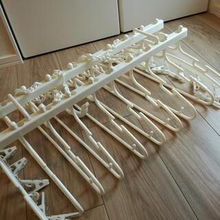 ハンガー型★洗濯物干し★ハサミの画像