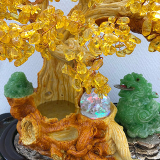 さらに値下げ★シトリン水晶水源招財樹  の画像