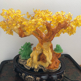 さらに値下げ★シトリン水晶水源招財樹  の画像