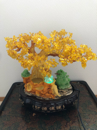 さらに値下げ★シトリン水晶水源招財樹