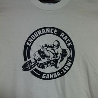 バイク系 オリジナル  手作り  Tシャツ👕  シロの画像