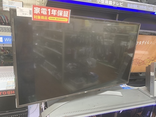1年保証つき！ LG ４K LED液晶ﾃﾚﾋﾞ 43UJ630A　　2017年製
