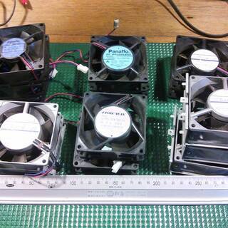 スケールファン　中古品　８０mm 　強制通風用の画像