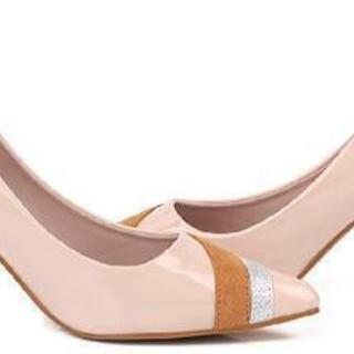 美品 パンプス ハイヒール エナメル レディース ビジネス 結婚式 パーティー 2019 ins 人気 おしゃれ の画像