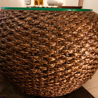 アジアン 家具 ローテーブルの画像