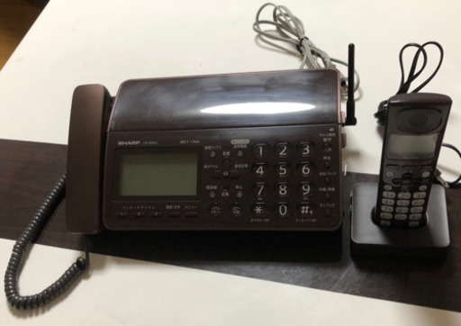 SHARP ファクス 電話機 子機付