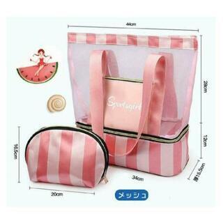 ✨新品未使用✨ビーチバッグ二段式トートバッグ