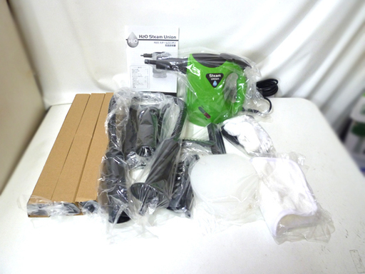 新品未使用 H2O スチームユニオン KS-7880 ハンディスチームクリーナー 11点セット グリーン 札幌市 白石区 東札幌