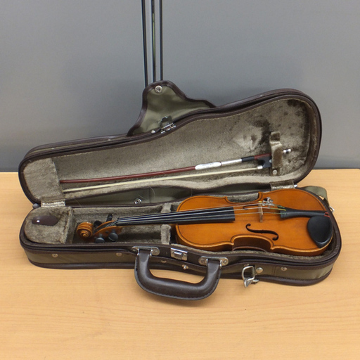 PayPay対応 鈴木バイオリン 4 1/8 Anno1954 弓 ケース付き SUZUKI