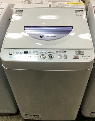 【送料無料・設置無料サービス有り】洗濯乾燥機 SHARP ES-TG55L-A 中古