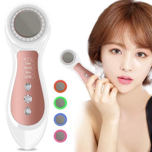 美顔器 イオンエフェクター イオン導出 イオン導入器 超音波振動 フェイスケア