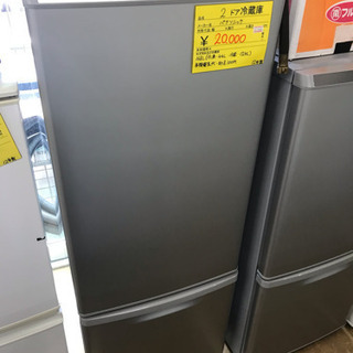 パナソニック　2ドア冷蔵庫１６８Ｌ　中古　リサイクルショップ宮崎屋19.8.22