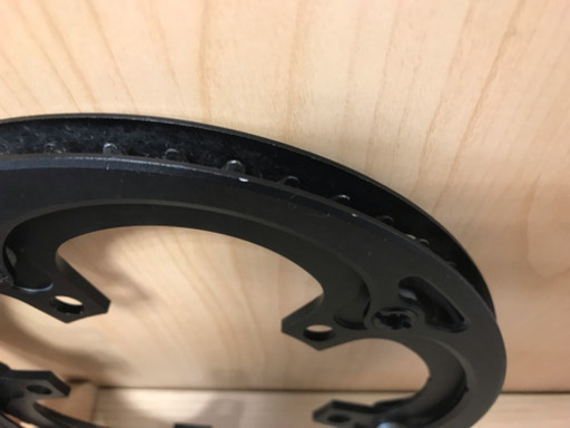 RIDEA リデア ミニベロ用楕円チェーンリング POWER RING　56T ５アーム用ガード付き
