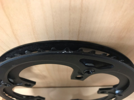 RIDEA リデア ミニベロ用楕円チェーンリング POWER RING　56T ５アーム用ガード付き