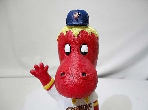 カルガリーキャノンズ マスコット ボブルヘッド CALGARY CANONS 野球 首振り 人形 フィギュア 札幌市 白石区 東札幌