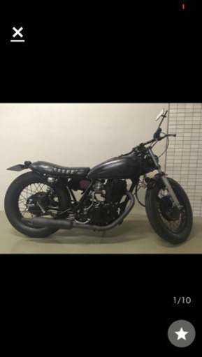 ★全部コミコミ★YAMAHA SR400★マットブラック ボバーカスタム　カフェレーサー★ビンテージ エイジング★ヤマハ ローダウン