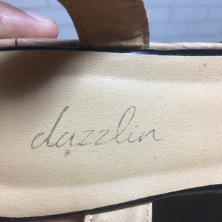 【受取先変更】 dazzlin(ダズリン) 厚底ラインサンダルの画像