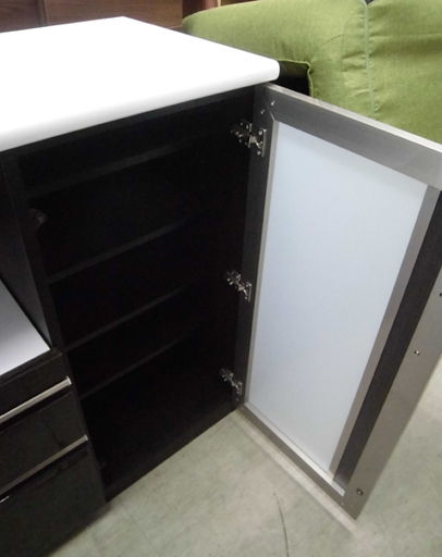 南12条店 ニトリ ミドルレンジボード カウンターボスティア90BK ブラック系