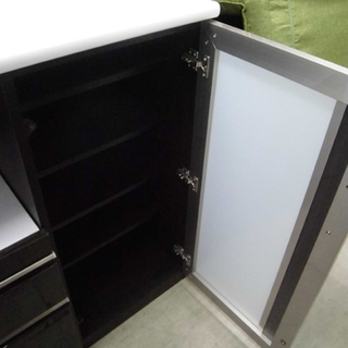 南12条店 ニトリ ミドルレンジボード カウンターボスティア90BK ブラック系