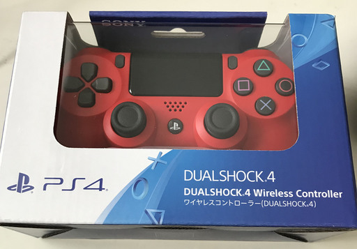 【新品】PS4 ワイヤレスコントローラー(DUALSHOCK 4) マグマ・レッド