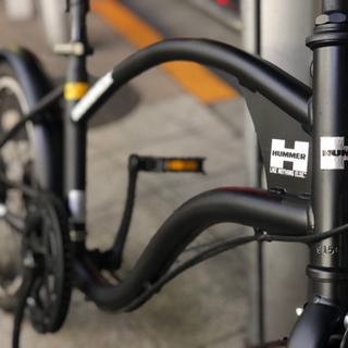 極上品！HUMMER マットブラック 20インチ ビーチクルーザー 6段変速！