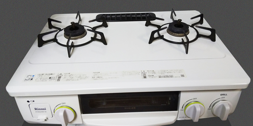 【取りに来てくれる方】リンナイ 白いガスコンロ HOWARO（ホワロ）