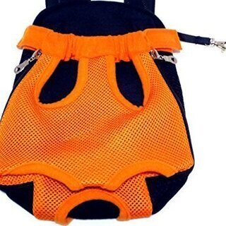 新品 オレンジ Ｓサイズ ペット用品 おでかけ リュック 抱っこ...