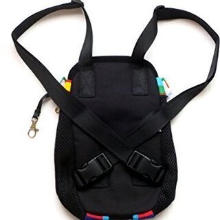 新品 レインボー Ｓサイズ ペット用品 おでかけ リュック 抱っこバッグ 犬 猫 用 キャリーバッグ リュックの画像