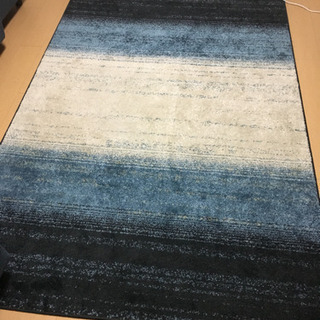 ブルー系ラグマット 取りに来て頂ける方限定の画像